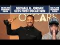 Michael B. Jordan gets first Oscar, Marcus Lewis says this is the first of many for Michael...