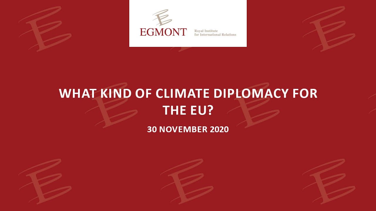 What kind of climate diplomacy for the EU? - YouTube