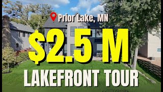 This $2.25M Lake House Will Blow You Away! | Prior Lake Minnesota