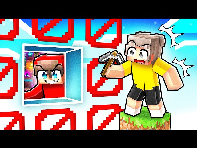 I Locked My Friends on a FAKE ONE BLOCK!