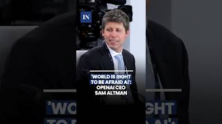 OpenAI CEO Sam Altman says world is 'right to be afraid of AI' #OpenAI #AI #SamAltman #Tech