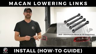 Installing Macan Adjustable Lowering Links (Flat 6 Motorsports)