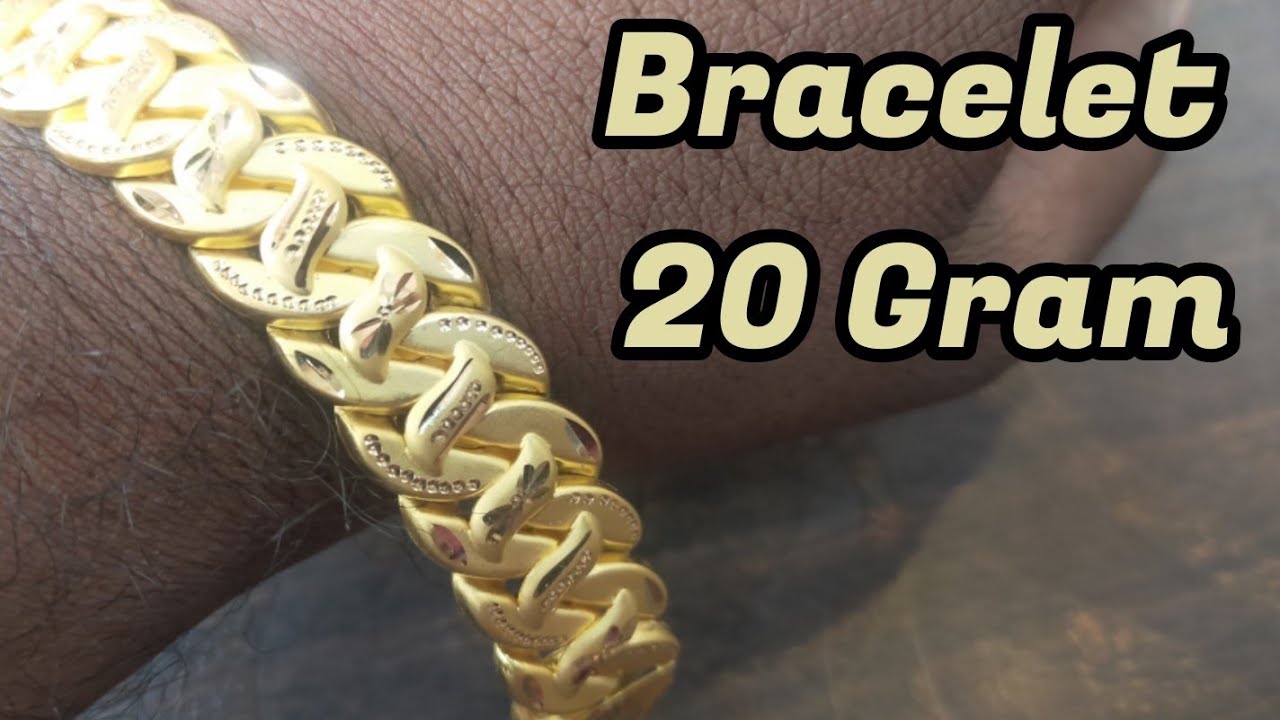 Lightweight Gold Bracelet For Men's 