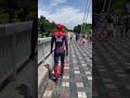 Spider-Man picking up trash
