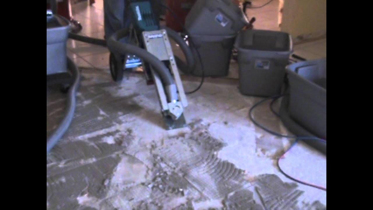 Dust Free Tile Removal Orlando Florida Easy Tile Removal Youtube