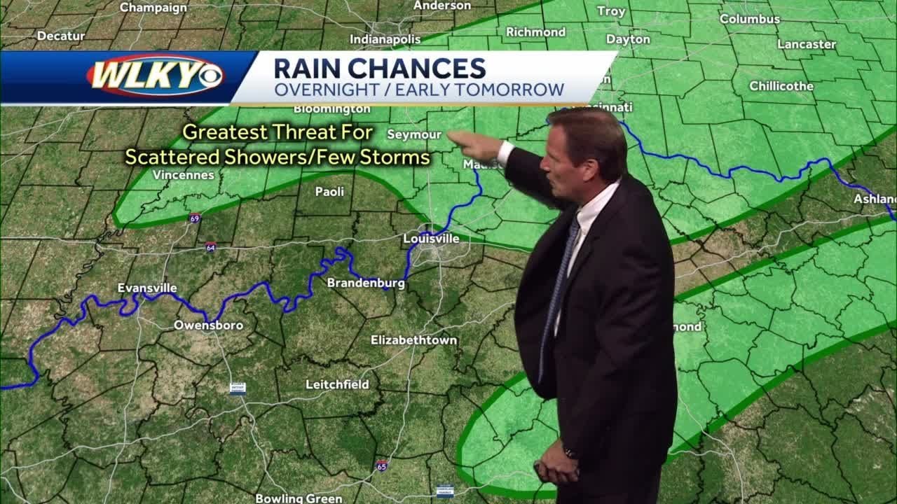 Scattered showers and storms overnight and Wednesday - YouTube
