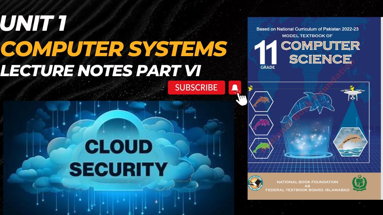 Class 11th Computer | Unit 1| Lecture Notes | Part VI | Cloud Security ...