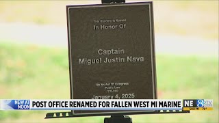 Post office renamed for fallen West Michigan Marine