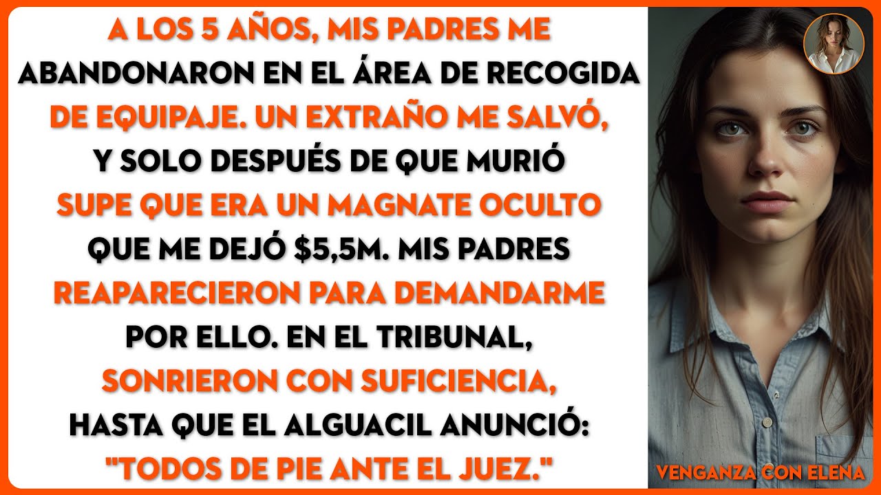 A los 5 años, mis padres me abandonaron en el área de recogida de equipaje. Un extraño me salvó...