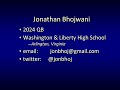 Jon bhojwani qb freshman football highlights 6 games