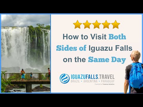 How to visit both sides of Iguazu falls on the same day | timing your one day visit! ⌚