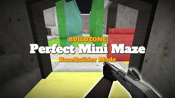 Zombie BaseBuilder Mode | Counter Strike 1.6 - Perfect Mini Maze Base