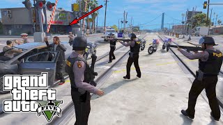 Patroli Motor Sabhara Kejar Kejaran Dengan Penculik || GTA 5 Mod Polisi Indonesia