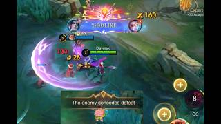 CECILION EZ BRUTAL GODLIKE WTF ENEMY CONCEDED??? | RANK GAME-73 TO MYTHICAL IMMORTAL | MLBB S39