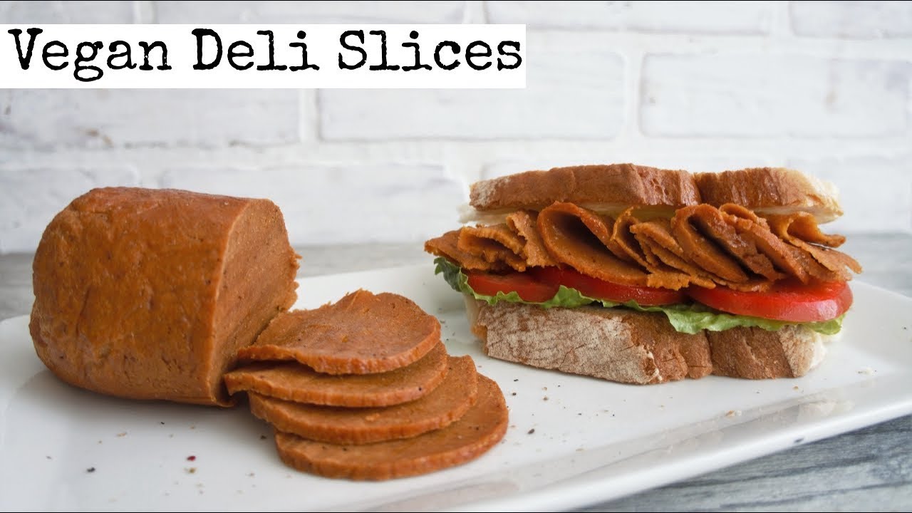 Vegan Deli Meat Slices How To Vegan Ham Tofurkey Style Youtube 