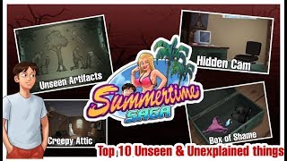 Top 10 Unseen & Unexplained things in Summertime Saga | StarSip Gamer | screenshot 4