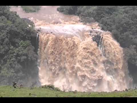 شلالات نهر النيل الأزرق Youtube