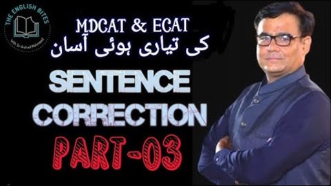 Sentence Correction Part - 3 | Error Spotting | English Grammar