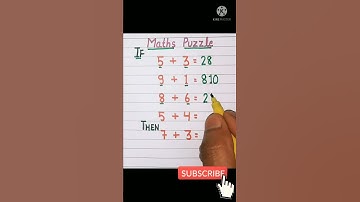 Logical Maths Puzzle || Answer Batao || Test your IQ | जल्दी बताओ#mathspuzzle#reasoningpuzzle#shorts