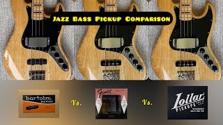 Jazz Bass Pickup Comparison