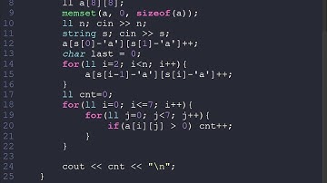A. Musical Puzzle Solution    | Codeforces Round 874 (Div. 3)