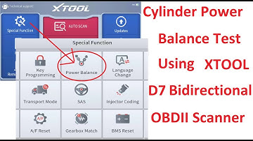 Special Function: Cylinder Power Balance Test on GMC V8 with XTOOL Scanner