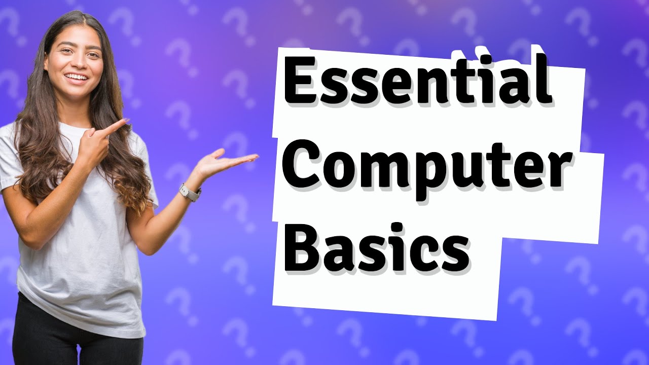 How Can I Understand the Basics of Computer Hardware and Software