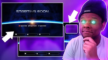 Make PRO Stream Overlays -FREE Template Download - Photopea Tutorial