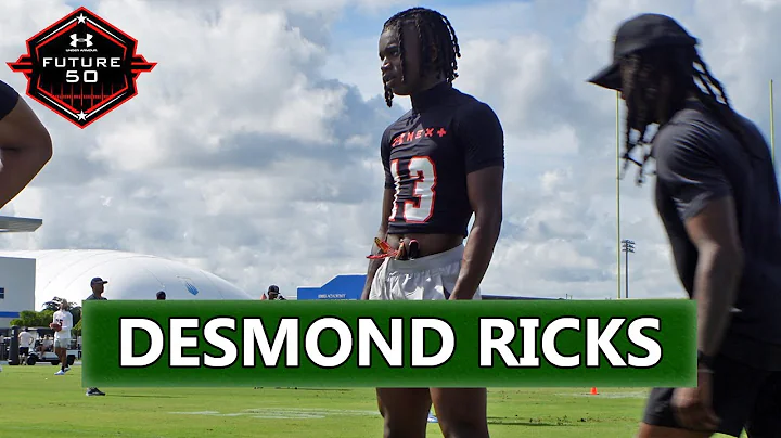 IMG Academy 2024 CB Desmond Ricks at UA Next Futur...