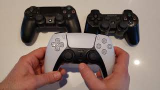 PS3 vs PS4 vs PS5 Controller ! EVOLUTION or REVOLUTION ?!