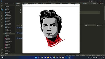 Drawing Tom Holland Using Python
