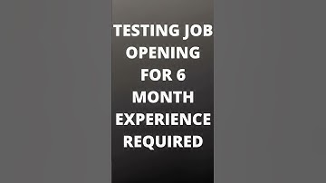 Software Testing Jobs| Shorts