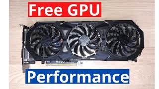 How to increase GPU performance for FREE