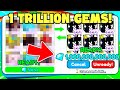 trading for 1 TRILLION GEMS.....(pet simulator x)