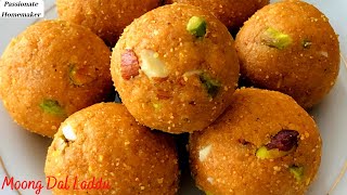 Healthy Moong Dal Laddu - Just In 10 Mins - Instant Moong Dal Ladoo With Jaggery-Easy Snack Recipes