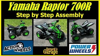 Action Wheels Yamaha Raptor 700R Step by Step Assembly | Kids Power Wheels
