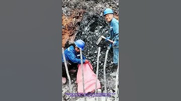 Open-Pit Coal Mining: Workers Excavating Surface Coal Deposits