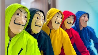 COLOR CREW MONEY HEIST || WAKE UP and Go To Get The HEAVY NERF GUN ( Funny Action ) by Follow Me by Follow Me 69,339 views 5 days ago 13 minutes, 28 seconds