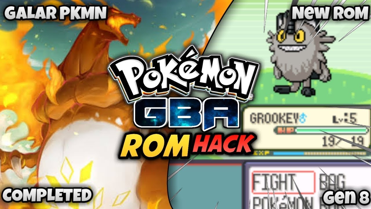 pokemon gba rom hacks with gen 8