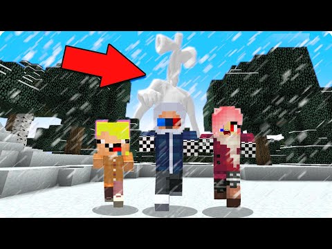 ❄️МЫ НАШЛИ СНЕЖНОГО СИРЕНОГОЛОВОГО В МАЙНКРАФТ! ШЕДИ ЛЕСКА И НУБИК MINECRAFT