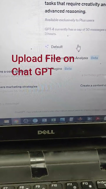 How to Upload file on ChatGPT #chatgpt #gpt4 #chatgpt4