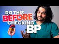 Do This BEFORE Checking Your BLOOD PRESSURE Shorts 