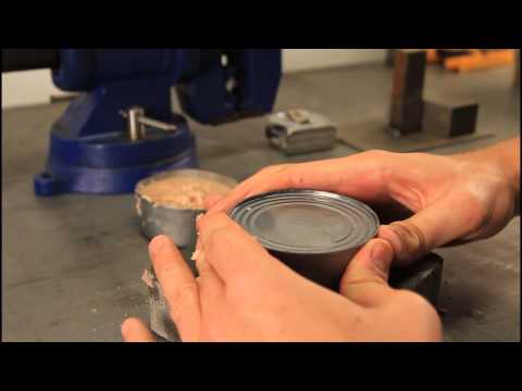 How to Open a Can without Can Opener - Zombie Survival Tips #20