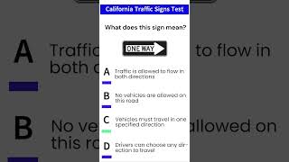 DMV Road Sign Test  dmvwrittentest senior california