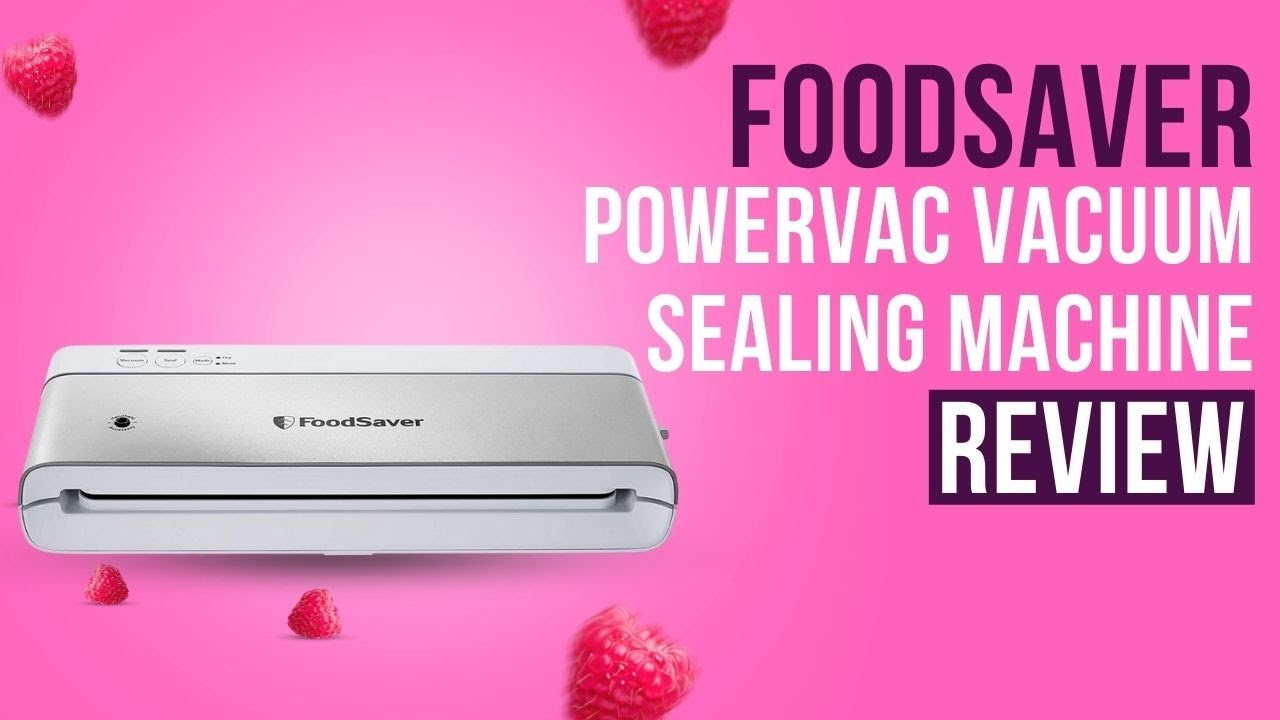 Foodsaver VS0150 Sealer PowerVac Compact Vacuum Sealing Machine, Vertical Storage, Black