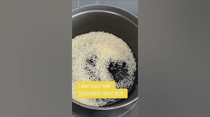 I want congee now!  A quick recipe for chicken congee you can whip up out of your freezer!