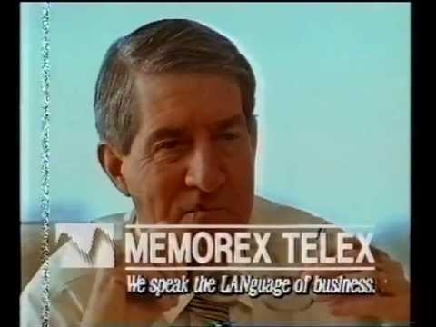 Memorex Telex TV Ad About Information Technology Business Australia 1990s