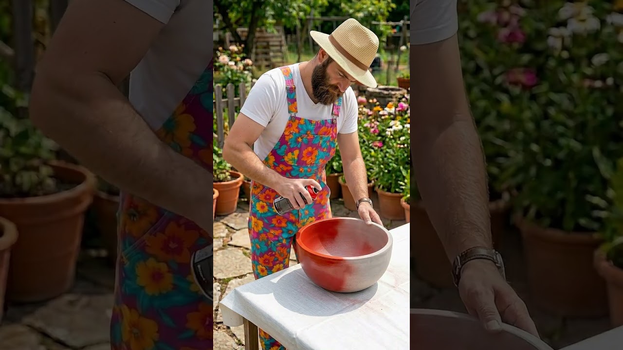 Crazy DIY: Luxury Watermelon Planter for Pennies! 🪴✨ #garden #gardening #diy