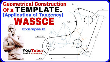 TD - Application of Tangency to a TEMPLATE (2022 WASSCE). Example 2. ‎@derickfrederickTD