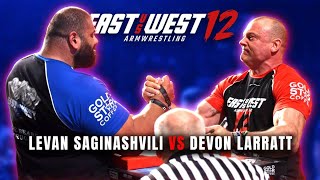 : DEVON LARRATT vs LEVAN SAGINASHVILI - EAST VS WEST 12, World Title Match official video